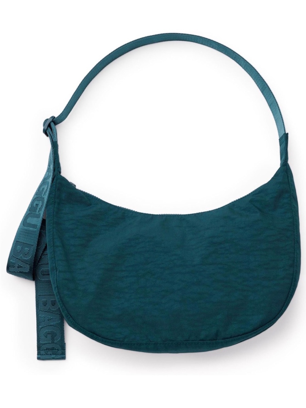 BAGGU Teal Crescent Shoulder Bag